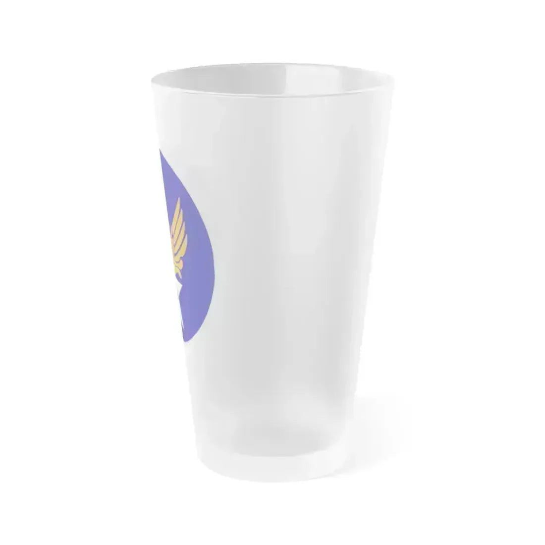 1 Air Force (U.S. Army) Frosted Pint Glass 16oz - Go Mug Yourself