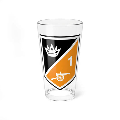 1 Artillery Regiment (Ireland) (Coat of Arms) Pint Glass 16oz 16oz - Go Mug Yourself