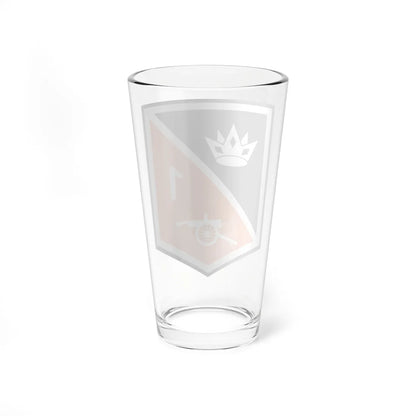 1 Artillery Regiment (Ireland) (Coat of Arms) Pint Glass 16oz - Go Mug Yourself