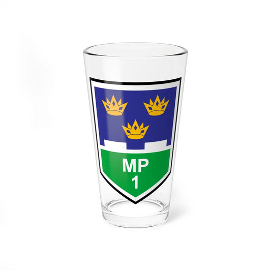1 Brigade MP Coy (Ireland) (Coat of Arms) Pint Glass 16oz 16oz - Go Mug Yourself