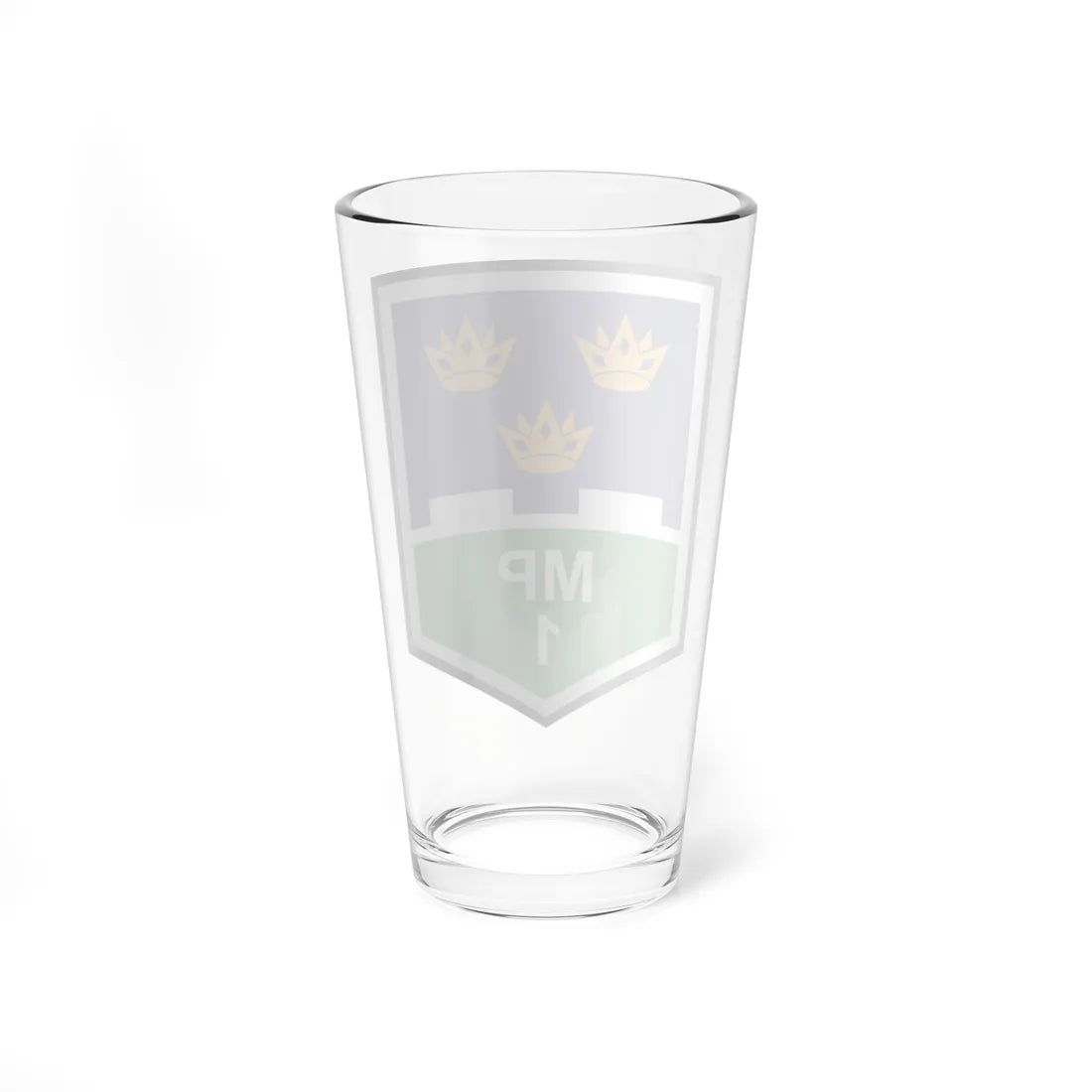 1 Brigade MP Coy (Ireland) (Coat of Arms) Pint Glass 16oz - Go Mug Yourself