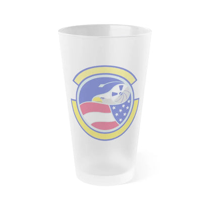 1 Combat Camera Squadron (U.S. Air Force) Frosted Pint Glass 16oz-16oz-Frosted-Go Mug Yourself