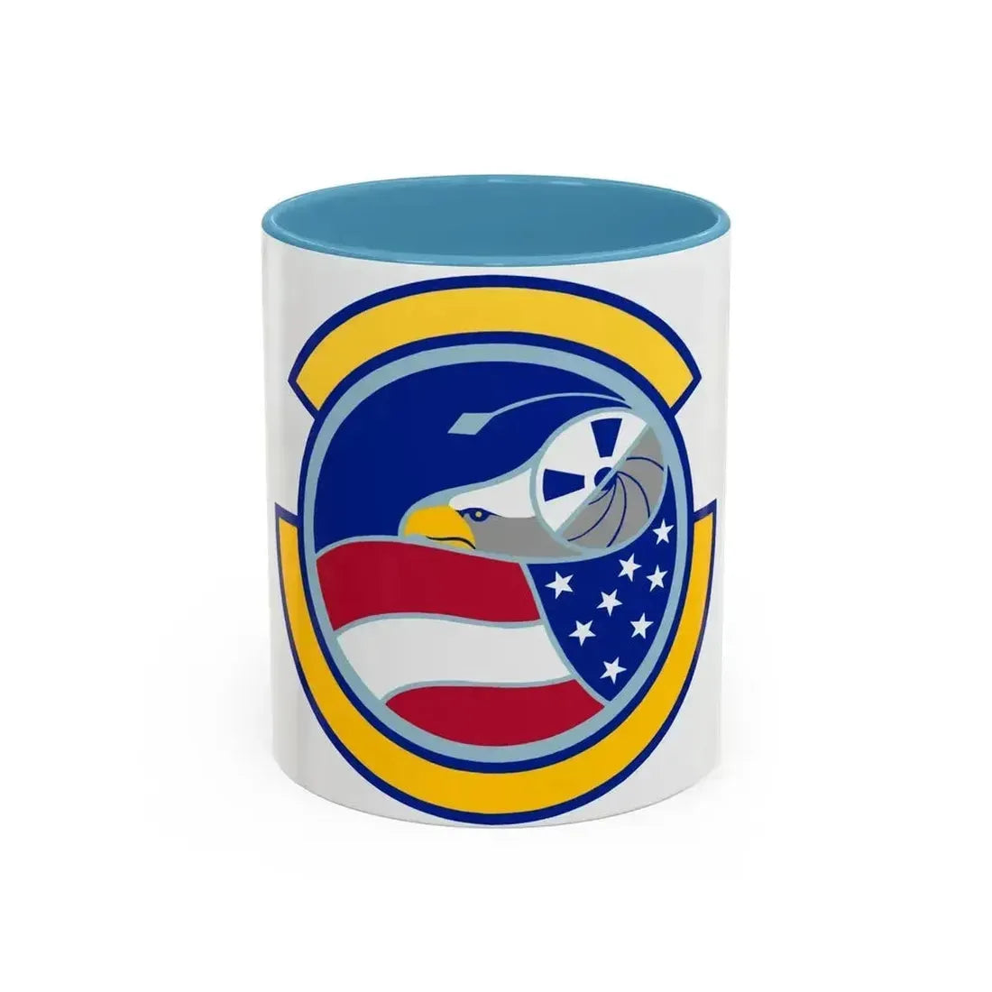 1 Combat Camera Squadron (U.S. Air Force) Accent Coffee Mug 11oz Light Blue - Go Mug Yourself
