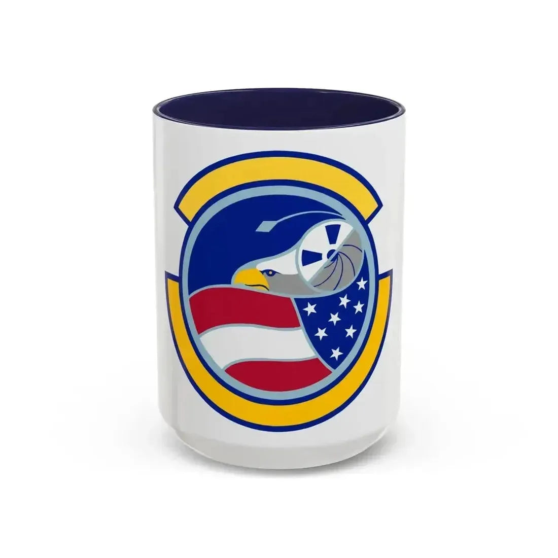 1 Combat Camera Squadron (U.S. Air Force) Accent Coffee Mug 15oz Navy - Go Mug Yourself