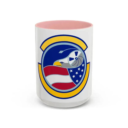 1 Combat Camera Squadron (U.S. Air Force) Accent Coffee Mug 15oz Pink - Go Mug Yourself
