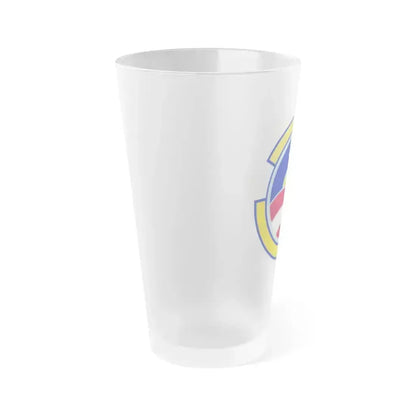 1 Combat Camera Squadron (U.S. Air Force) Frosted Pint Glass 16oz - Go Mug Yourself