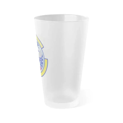 1 Combat Camera Squadron (U.S. Air Force) Frosted Pint Glass 16oz - Go Mug Yourself