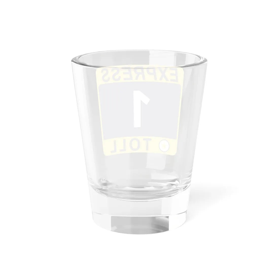 1 Express Lane free (Texas) (Road Sign) Shot Glass 1.5oz - Go Mug Yourself