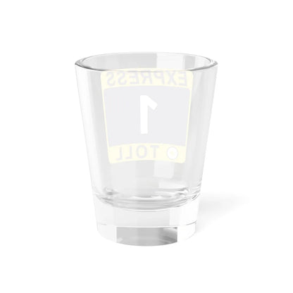 1 Express Lane free (Texas) (Road Sign) Shot Glass 1.5oz - Go Mug Yourself