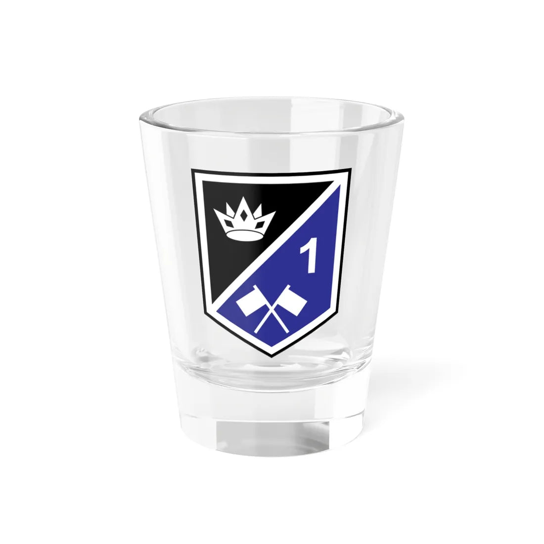 1 Field CIS Coy (Ireland) (Coat of Arms) Shot Glass 1.5oz 1.5oz - Go Mug Yourself
