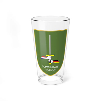 1 GE-NL Corps (Germany) (Coat of Arms) Pint Glass 16oz 16oz - Go Mug Yourself