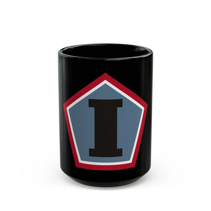 1 Group (U.S. Army) Black Coffee Mug-15oz-Go Mug Yourself