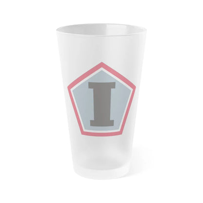 1 Group (U.S. Army) Frosted Pint Glass 16oz-Go Mug Yourself