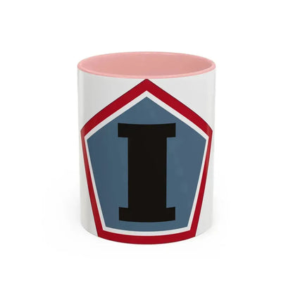 1 Group (U.S. Army) Accent Coffee Mug 11oz Pink - Go Mug Yourself