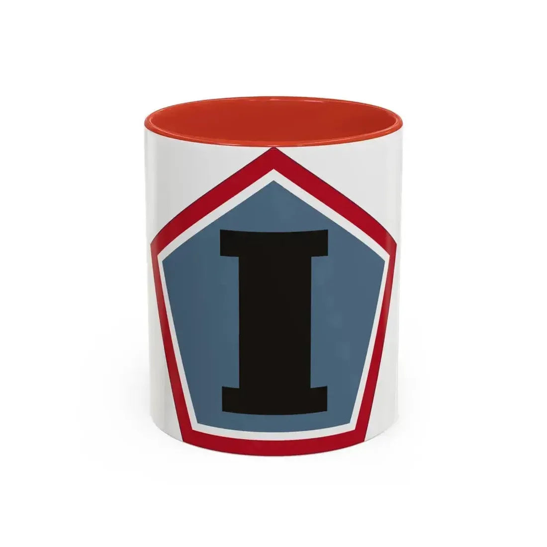 1 Group (U.S. Army) Accent Coffee Mug 11oz Red - Go Mug Yourself
