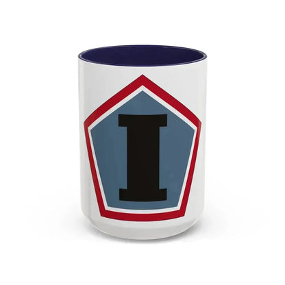 1 Group (U.S. Army) Accent Coffee Mug 15oz Navy - Go Mug Yourself