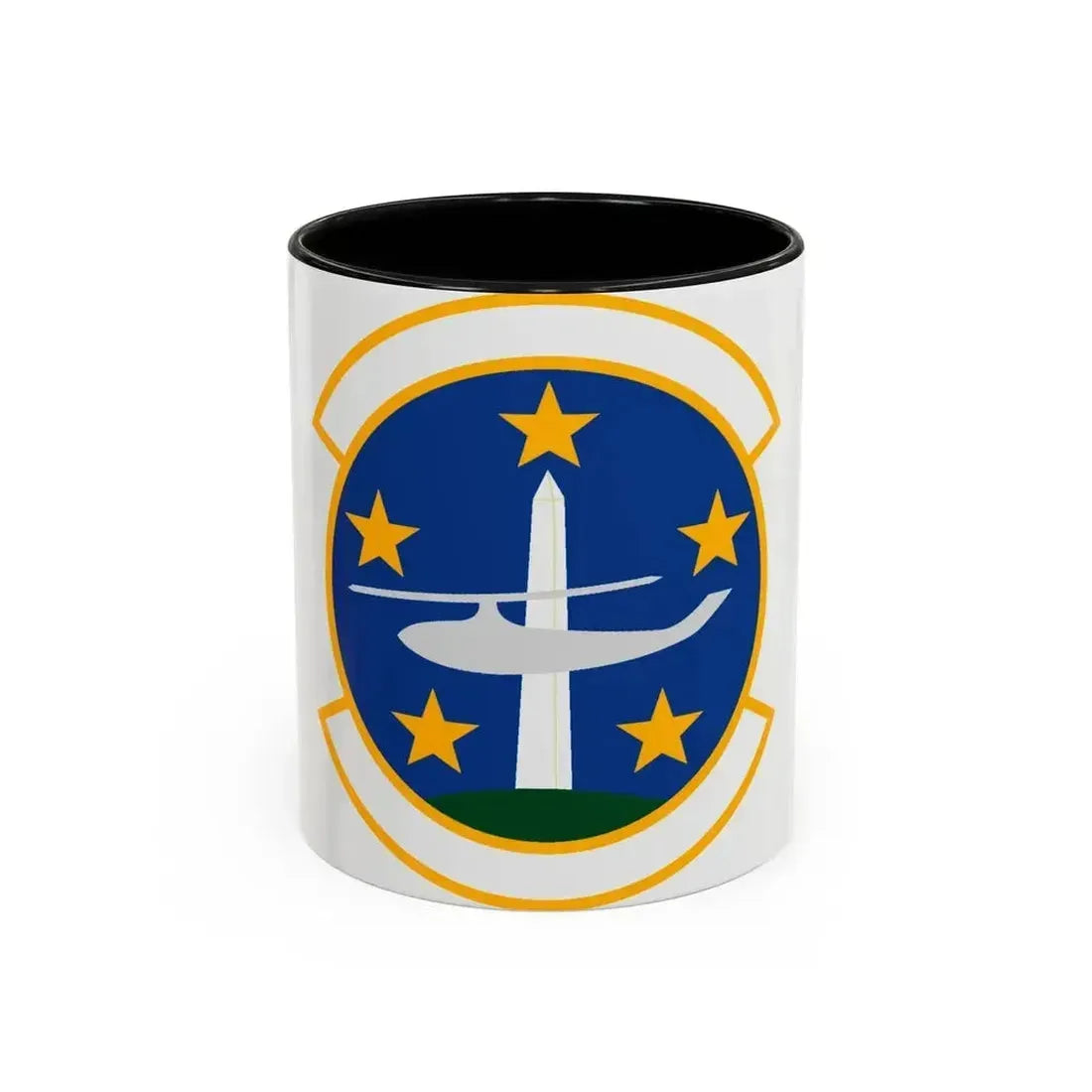 1 Helicopter Squadron (U.S. Air Force) Accent Coffee Mug 11oz Black - Go Mug Yourself