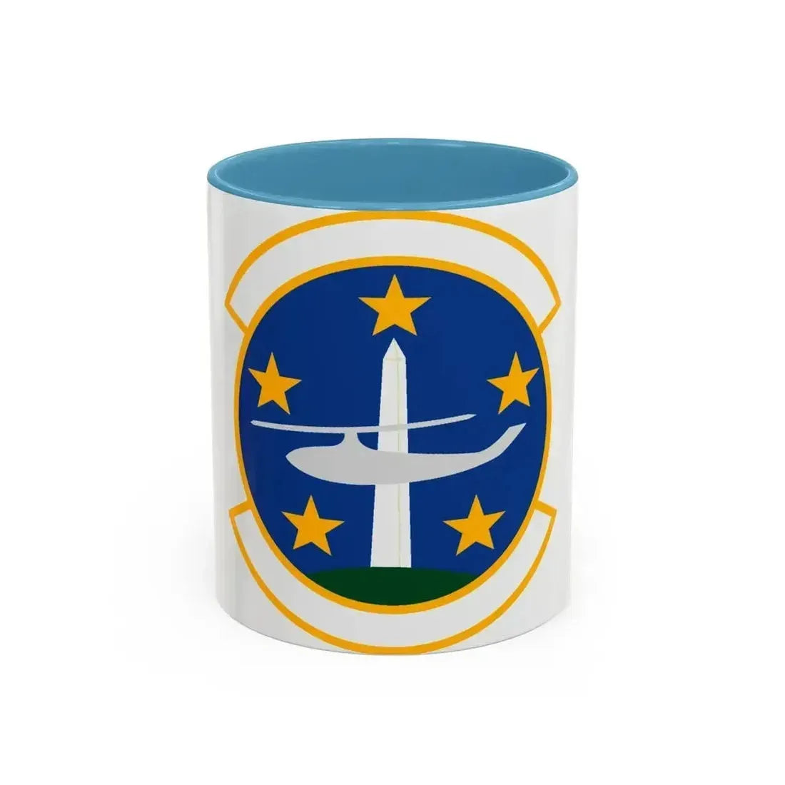 1 Helicopter Squadron (U.S. Air Force) Accent Coffee Mug 11oz Light Blue - Go Mug Yourself