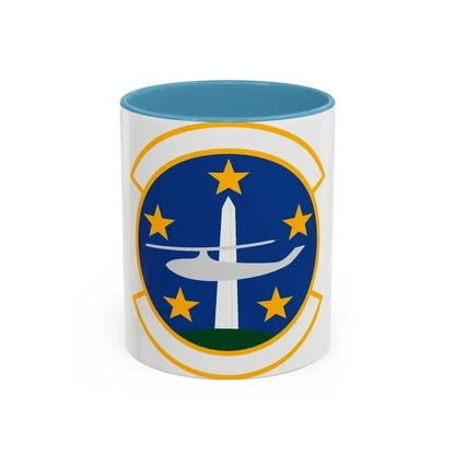 1 Helicopter Squadron (U.S. Air Force) Accent Coffee Mug 11oz Light Blue - Go Mug Yourself