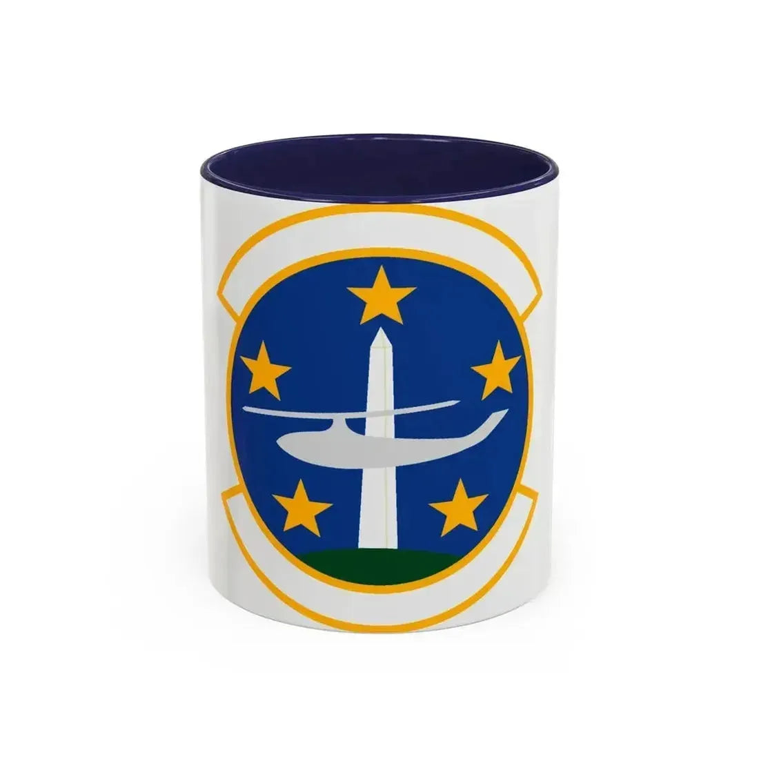 1 Helicopter Squadron (U.S. Air Force) Accent Coffee Mug 11oz Navy - Go Mug Yourself