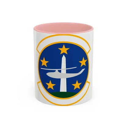 1 Helicopter Squadron (U.S. Air Force) Accent Coffee Mug 11oz Pink - Go Mug Yourself