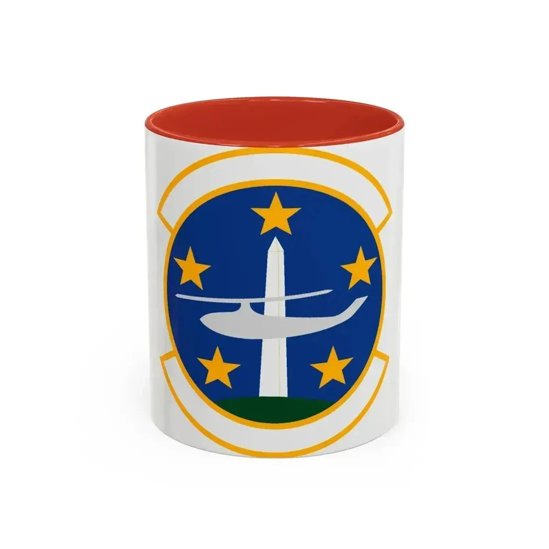 1 Helicopter Squadron (U.S. Air Force) Accent Coffee Mug 11oz Red - Go Mug Yourself