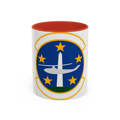 1 Helicopter Squadron (U.S. Air Force) Accent Coffee Mug 11oz Red - Go Mug Yourself