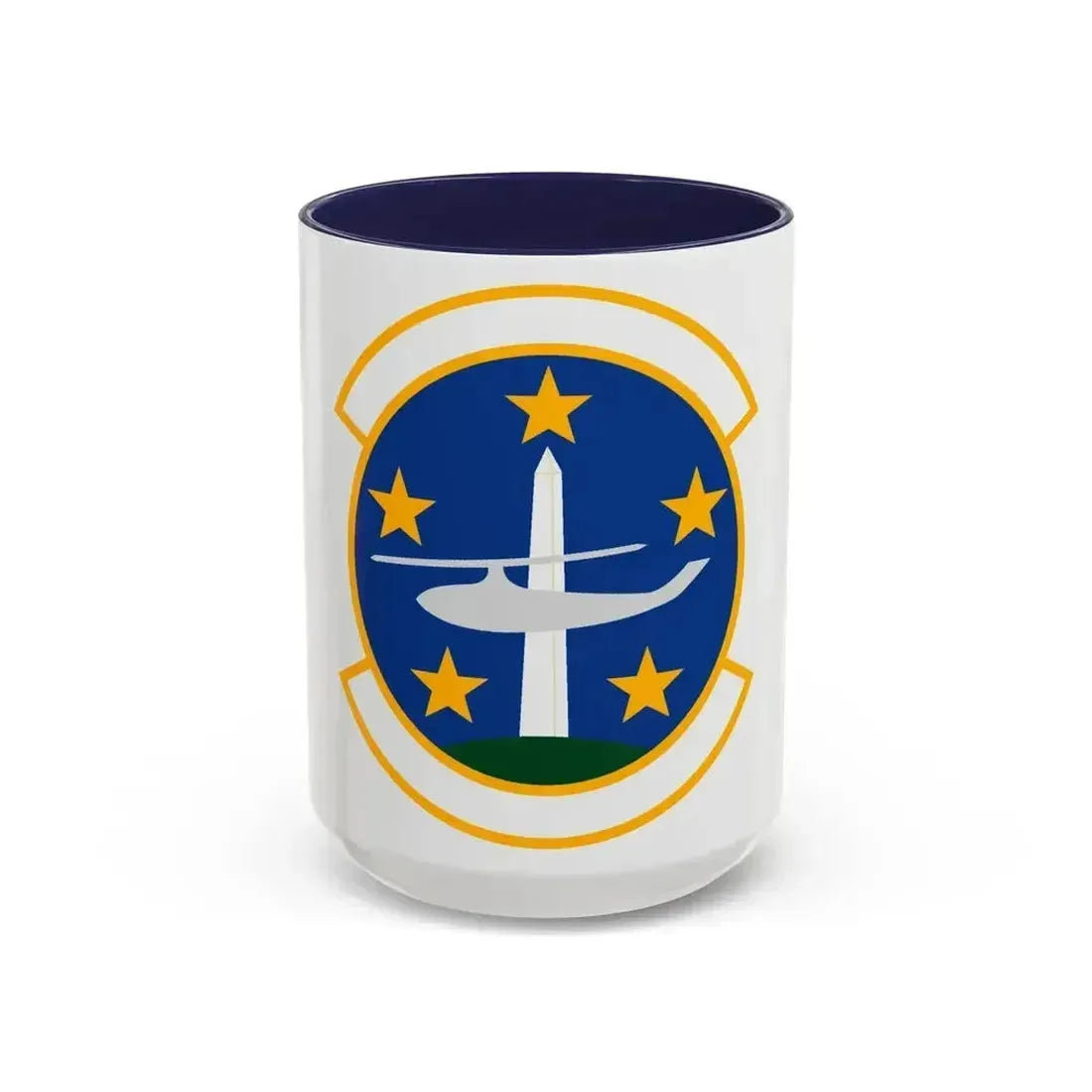 1 Helicopter Squadron (U.S. Air Force) Accent Coffee Mug 15oz Navy - Go Mug Yourself