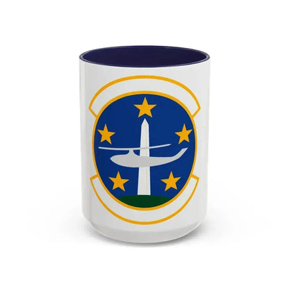 1 Helicopter Squadron (U.S. Air Force) Accent Coffee Mug 15oz Navy - Go Mug Yourself