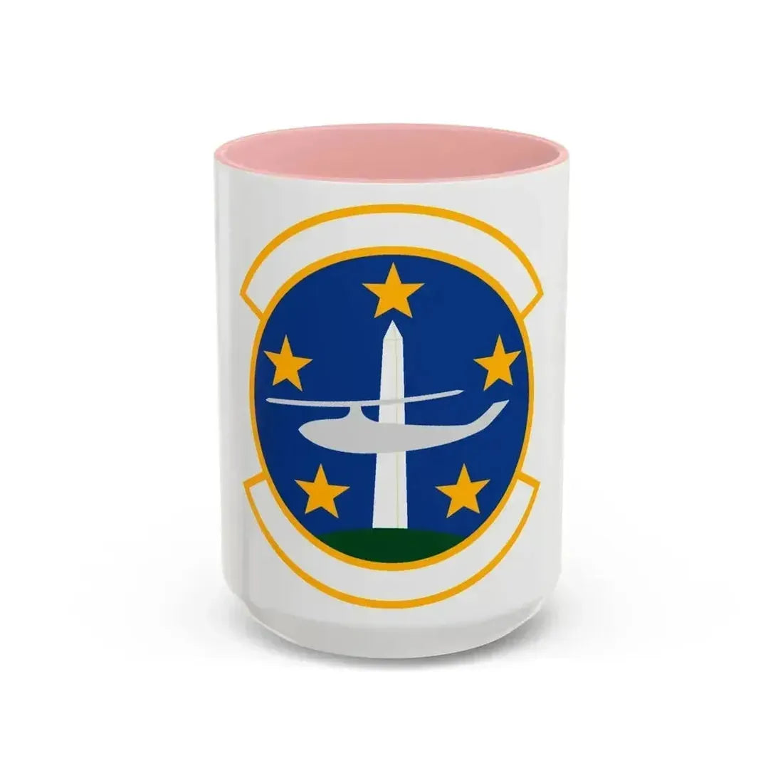 1 Helicopter Squadron (U.S. Air Force) Accent Coffee Mug 15oz Pink - Go Mug Yourself