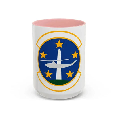 1 Helicopter Squadron (U.S. Air Force) Accent Coffee Mug 15oz Pink - Go Mug Yourself