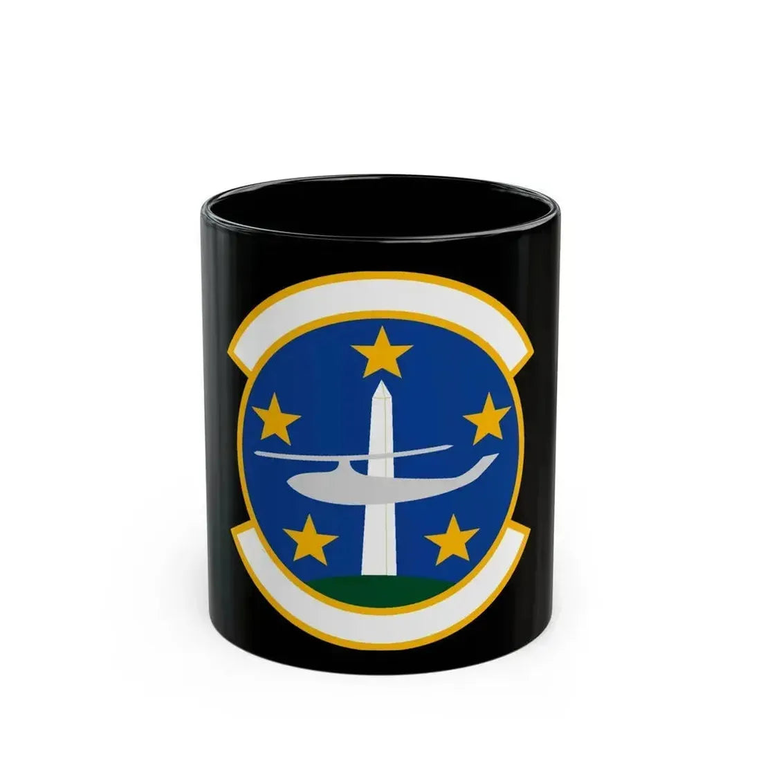 1 Helicopter Squadron (U.S. Air Force) Black Coffee Mug 11oz - Go Mug Yourself