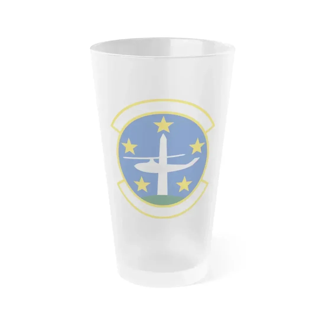 1 Helicopter Squadron (U.S. Air Force) Frosted Pint Glass 16oz Default Title - Go Mug Yourself