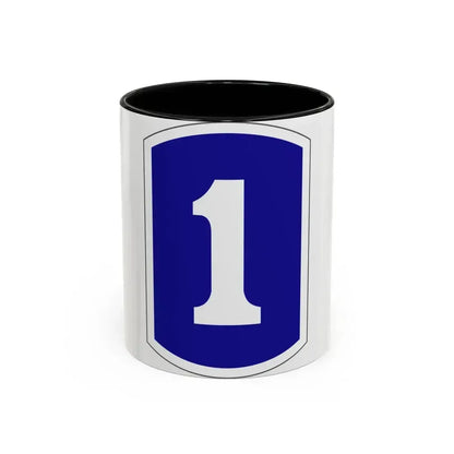 1 Infantry Brigade (U.S. Army) Accent Coffee Mug 11oz Black - Go Mug Yourself