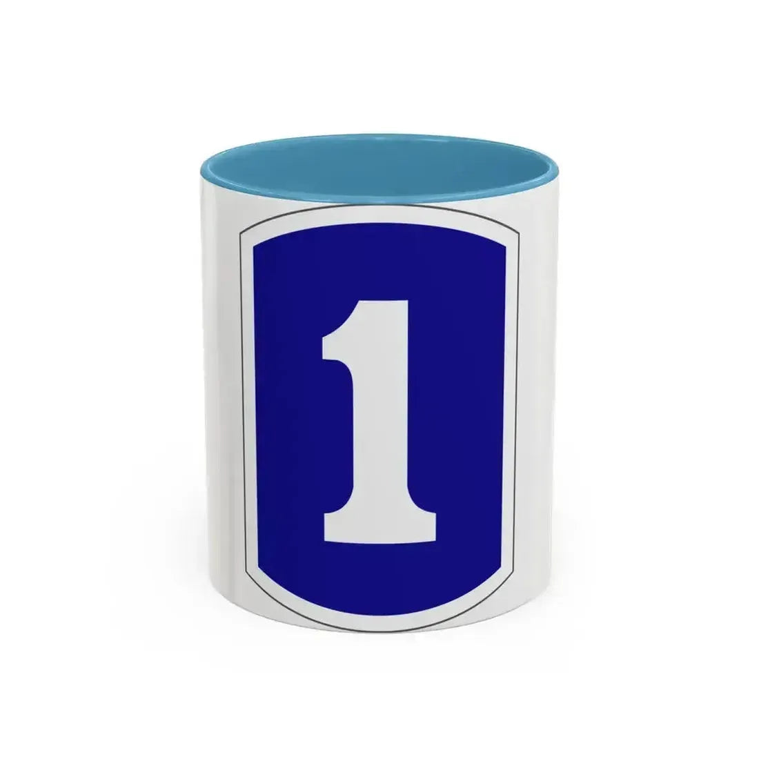 1 Infantry Brigade (U.S. Army) Accent Coffee Mug 11oz Light Blue - Go Mug Yourself