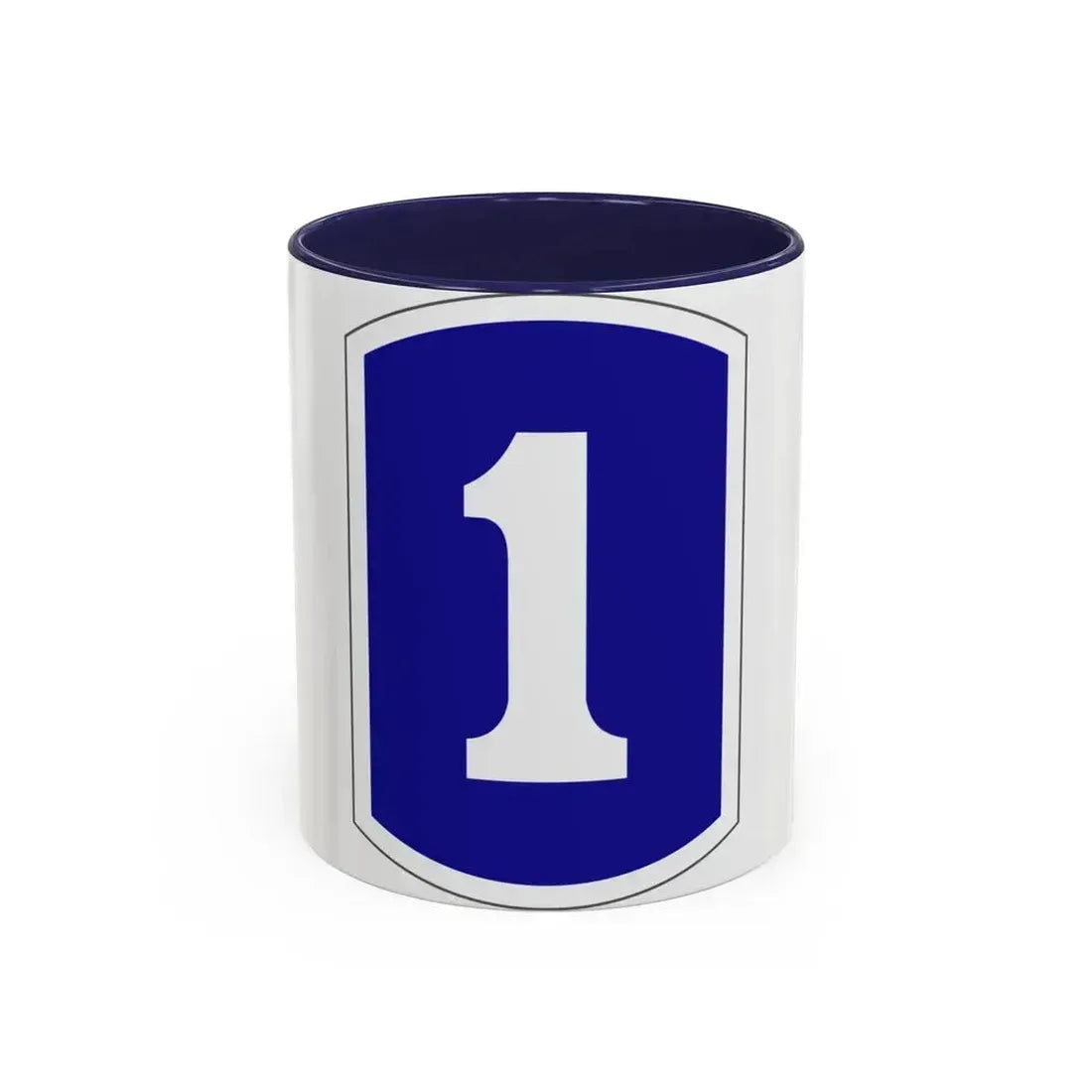 1 Infantry Brigade (U.S. Army) Accent Coffee Mug 11oz Navy - Go Mug Yourself