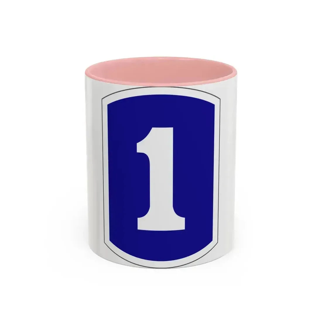 1 Infantry Brigade (U.S. Army) Accent Coffee Mug 11oz Pink - Go Mug Yourself