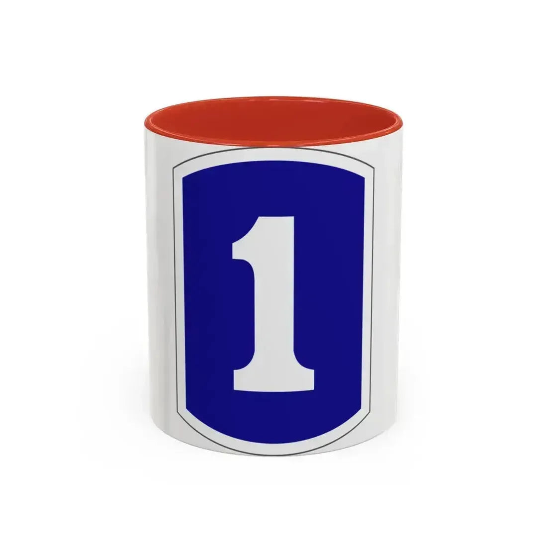 1 Infantry Brigade (U.S. Army) Accent Coffee Mug 11oz Red - Go Mug Yourself