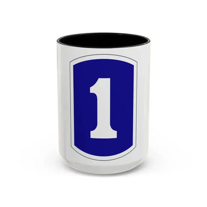 1 Infantry Brigade (U.S. Army) Accent Coffee Mug 15oz Black - Go Mug Yourself