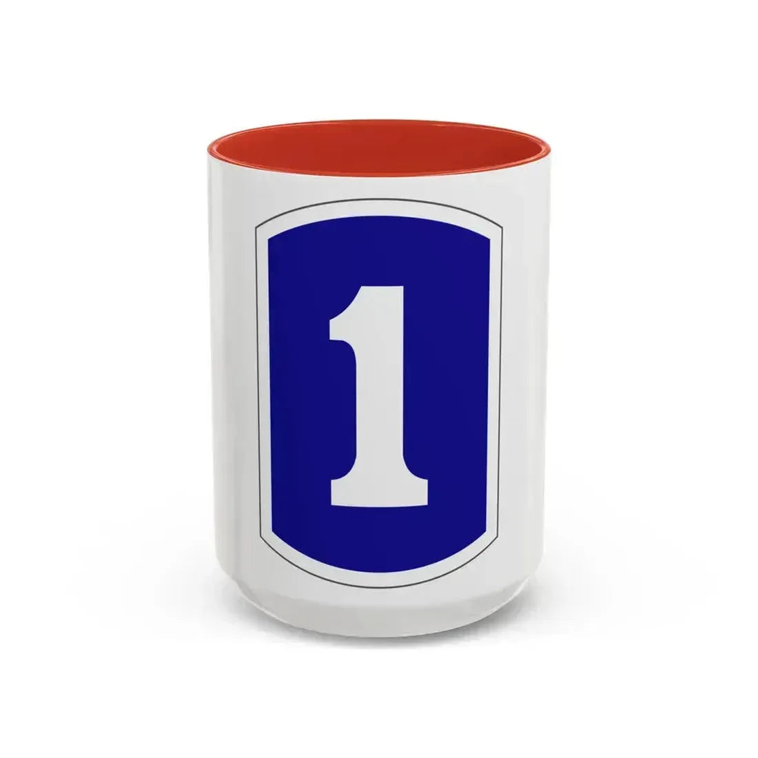 1 Infantry Brigade (U.S. Army) Accent Coffee Mug 15oz Red - Go Mug Yourself