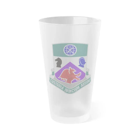 1 Information Operations Battalion 2 (U.S. Army) Frosted Pint Glass 16oz Default Title - Go Mug Yourself