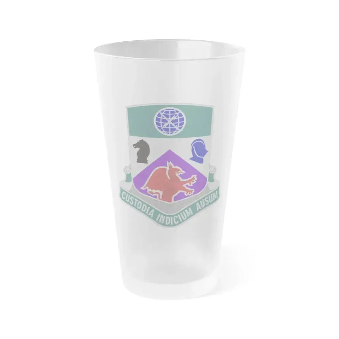 1 Information Operations Battalion 2 (U.S. Army) Frosted Pint Glass 16oz Default Title - Go Mug Yourself