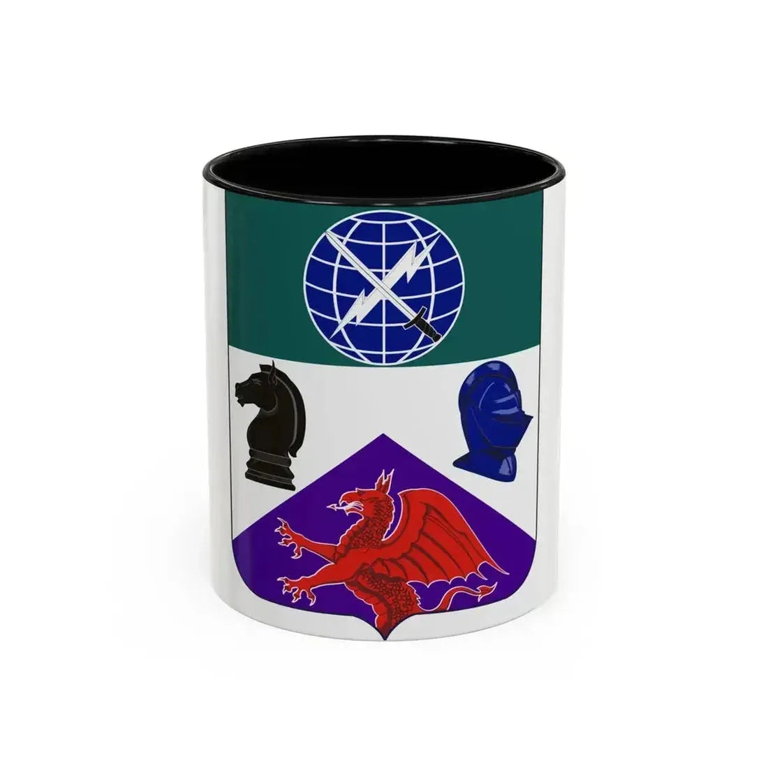 1 Information Operations Battalion 3 (U.S. Army) Accent Coffee Mug 11oz Black - Go Mug Yourself