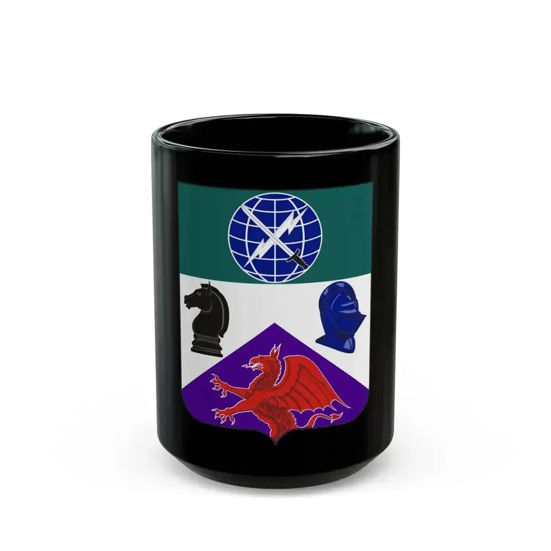 1 Information Operations Battalion 3 (U.S. Army) Black Coffee Mug 15oz - Go Mug Yourself