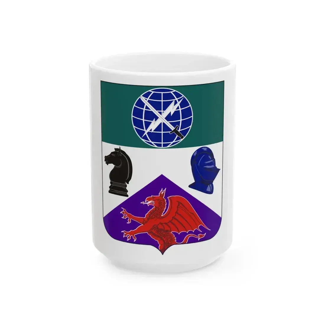 1 Information Operations Battalion 3 (U.S. Army) White Coffee Mug 15oz - Go Mug Yourself