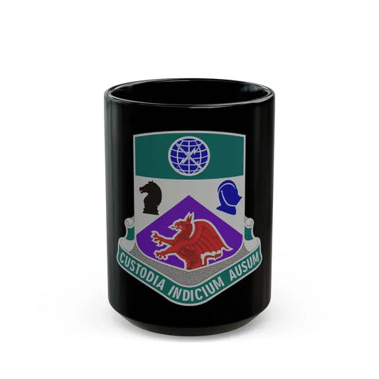 1 Information Operations Battalion (U.S. Army) Black Coffee Mug 15oz - Go Mug Yourself