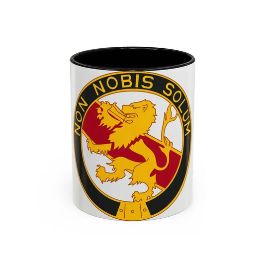 1 Maintenance Company (U.S. Army) Accent Coffee Mug 11oz Black - Go Mug Yourself