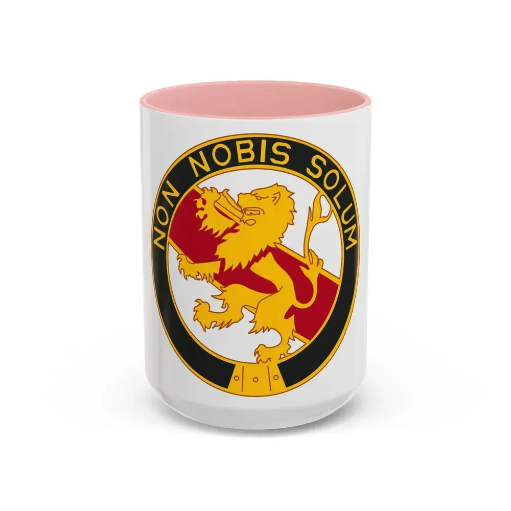 1 Maintenance Company (U.S. Army) Accent Coffee Mug 15oz Pink - Go Mug Yourself