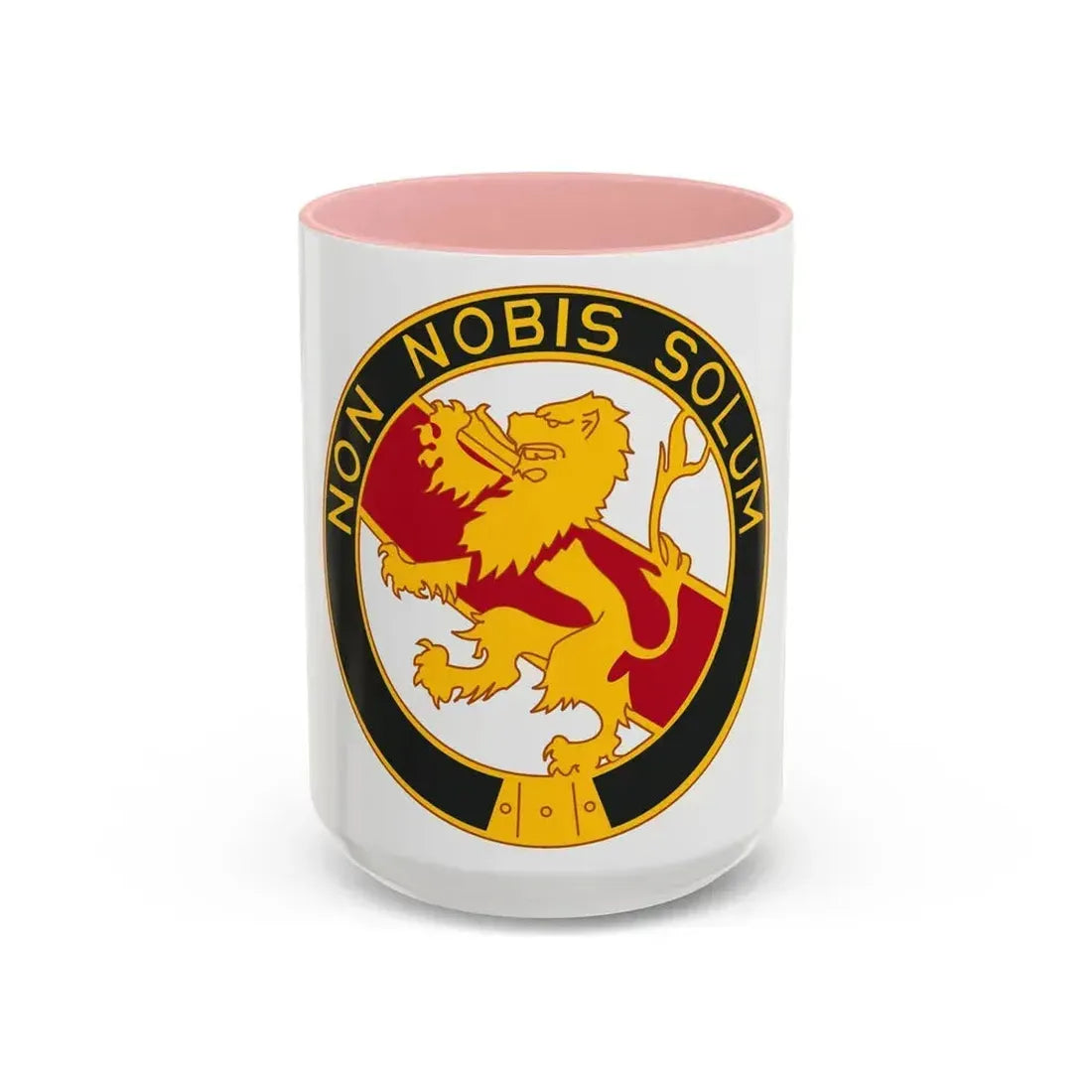 1 Maintenance Company (U.S. Army) Accent Coffee Mug 15oz Pink - Go Mug Yourself