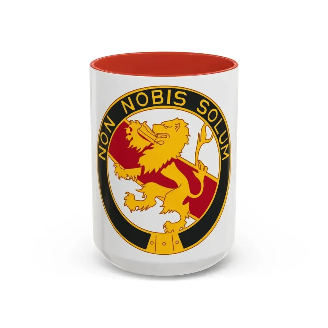 1 Maintenance Company (U.S. Army) Accent Coffee Mug 15oz Red - Go Mug Yourself
